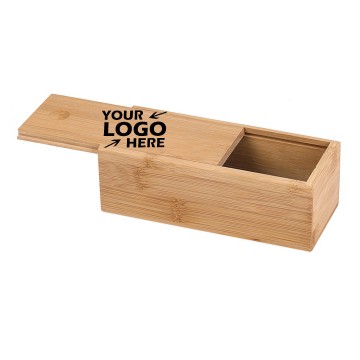 Wood Box with Sliding Lid 
